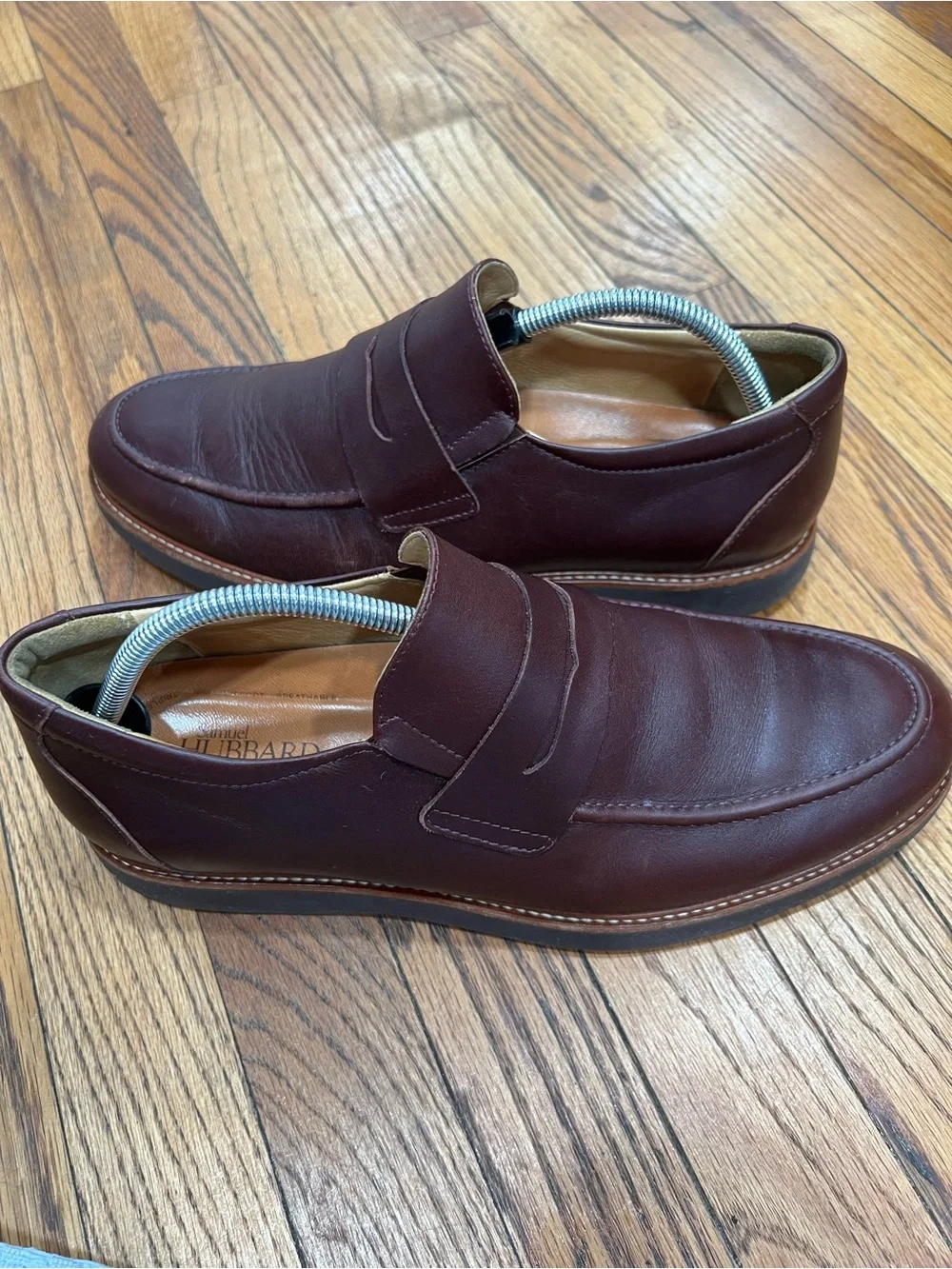 Samuel Hubard leather loafers size  10